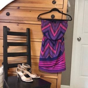 Pink Purple Silky Soft Dress